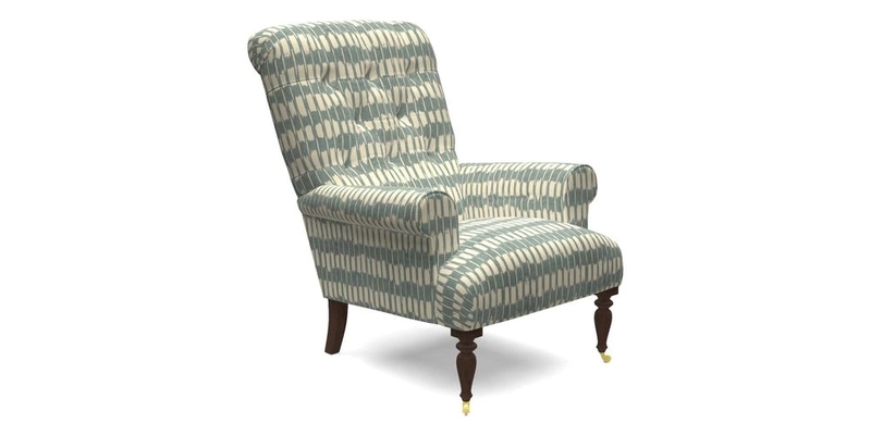 Chelsham Chair in Roxburgh Herringbone Paprika