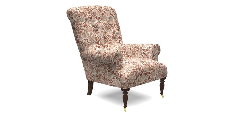 Chelsham Chair in Roxburgh Herringbone Paprika