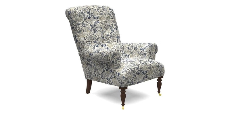 Chelsham Chair in Roxburgh Herringbone Paprika