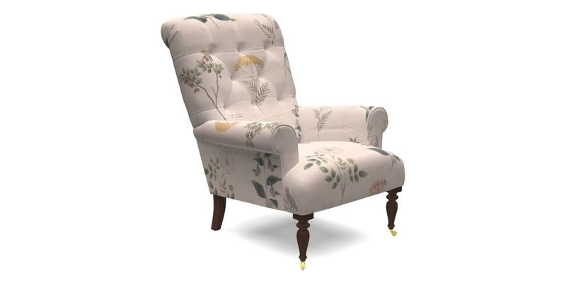 Chelsham Chair in Roxburgh Herringbone Paprika