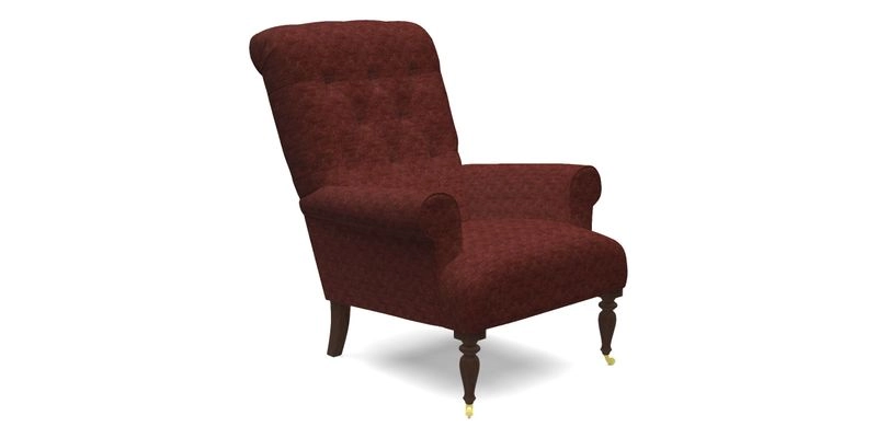 Chelsham Chair in Roxburgh Herringbone Paprika