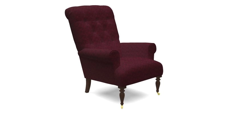 Chelsham Chair in Roxburgh Herringbone Paprika