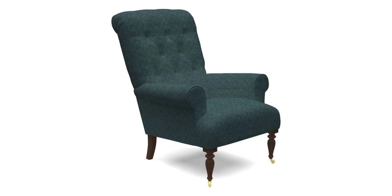 Chelsham Chair in Roxburgh Herringbone Paprika