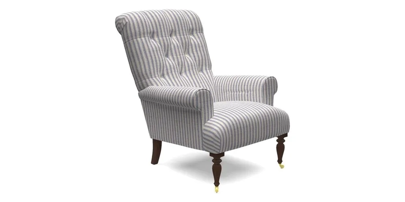 Chelsham Chair in Roxburgh Herringbone Paprika