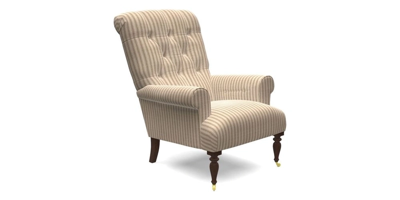Chelsham Chair in Roxburgh Herringbone Paprika