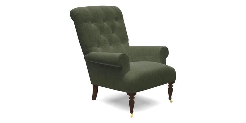 Chelsham Chair in Roxburgh Herringbone Paprika