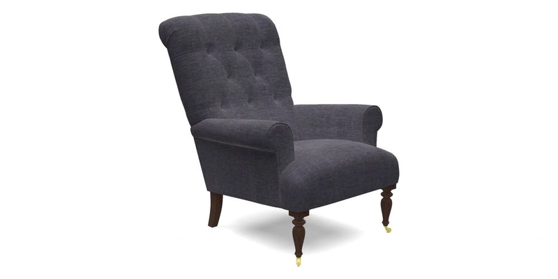 Chelsham Chair in Roxburgh Herringbone Paprika