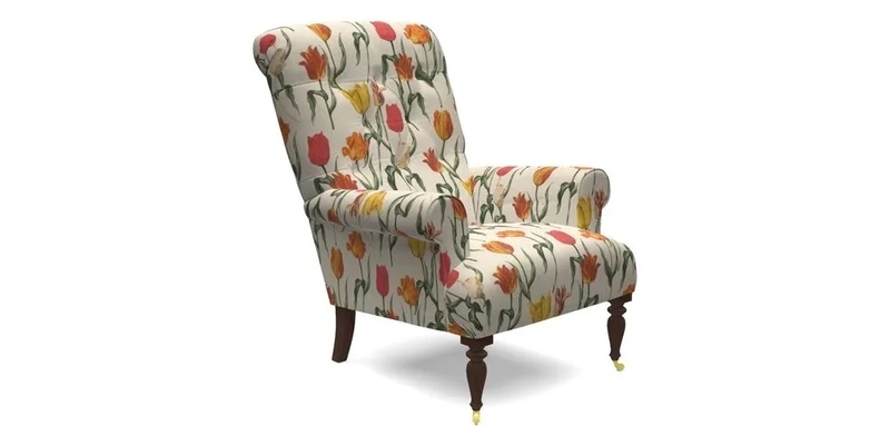 Chelsham Chair in Roxburgh Herringbone Paprika