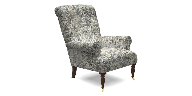 Chelsham Chair in Roxburgh Herringbone Paprika