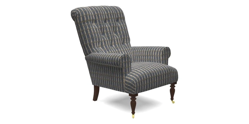 Chelsham Chair in Roxburgh Herringbone Paprika