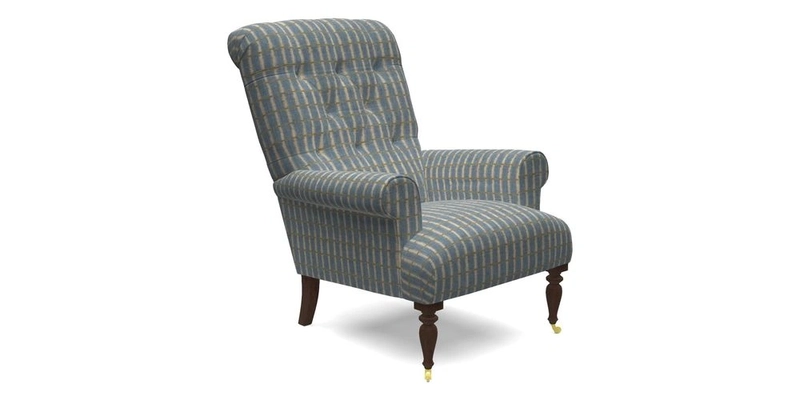Chelsham Chair in Roxburgh Herringbone Paprika