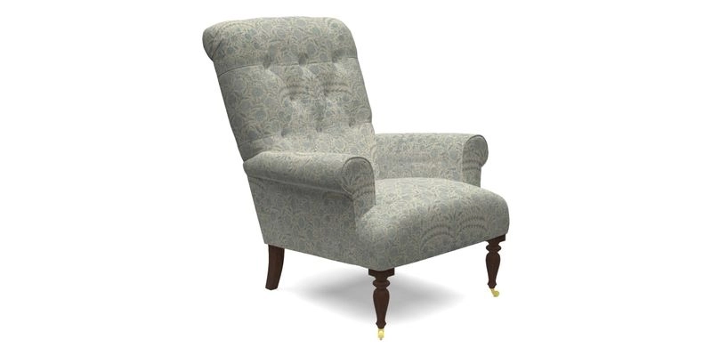 Chelsham Chair in Roxburgh Herringbone Paprika