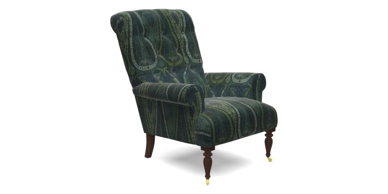 Chelsham Chair in Roxburgh Herringbone Paprika