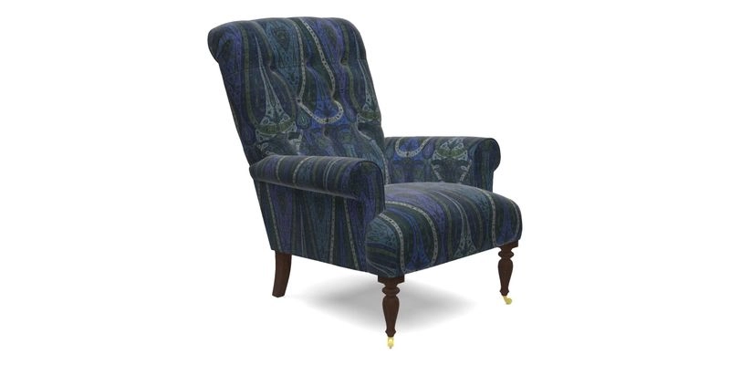 Chelsham Chair in Roxburgh Herringbone Paprika