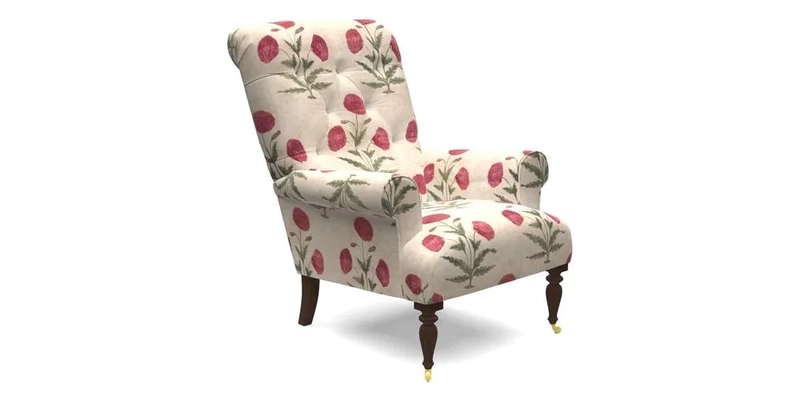 Chelsham Chair in Roxburgh Herringbone Paprika