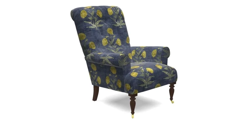 Chelsham Chair in Roxburgh Herringbone Paprika