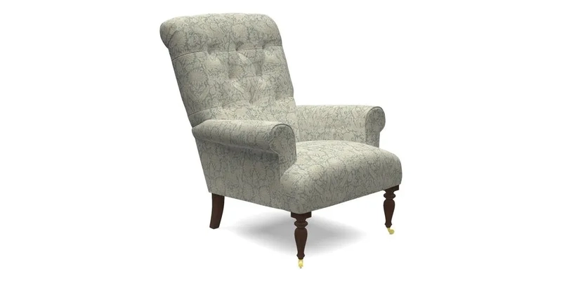 Chelsham Chair in Roxburgh Herringbone Paprika