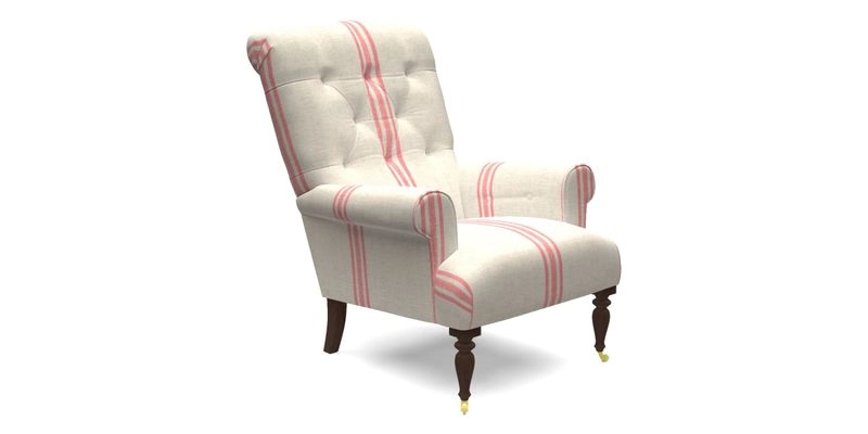 Chelsham Chair in Roxburgh Herringbone Paprika