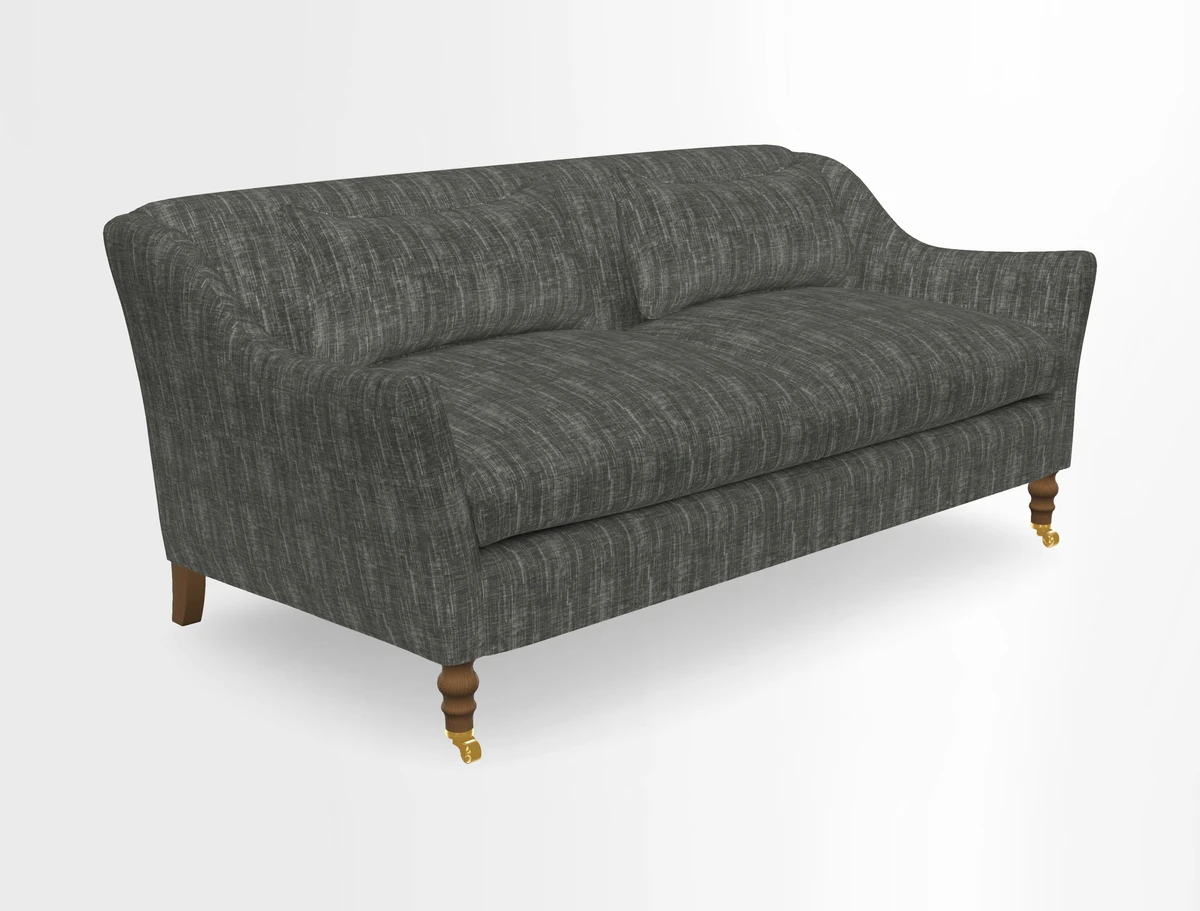 Cromer 3 Seater Sofa in RHS Botanicals Henry Moon Lions Tail Terracotta