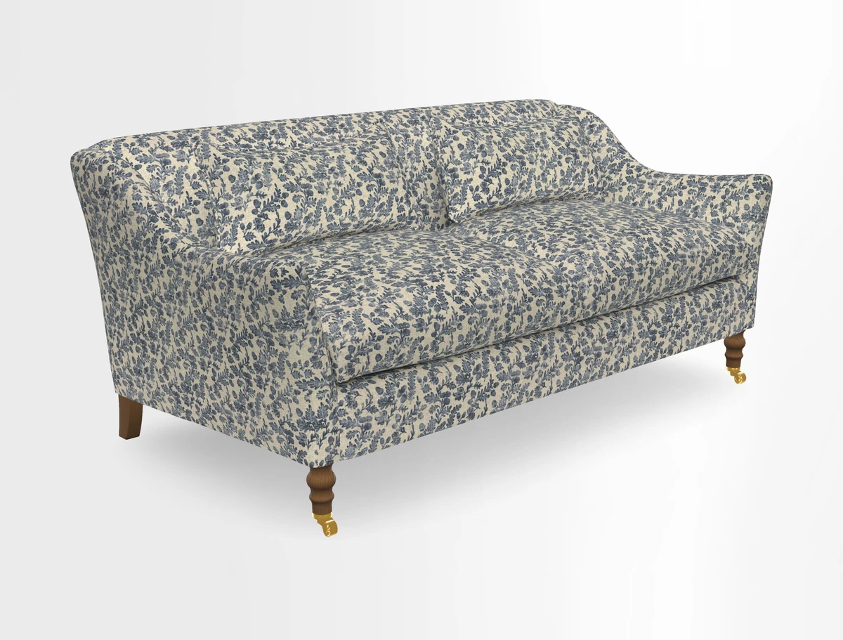 Cromer 3 Seater Sofa in RHS Botanicals Henry Moon Lions Tail Terracotta