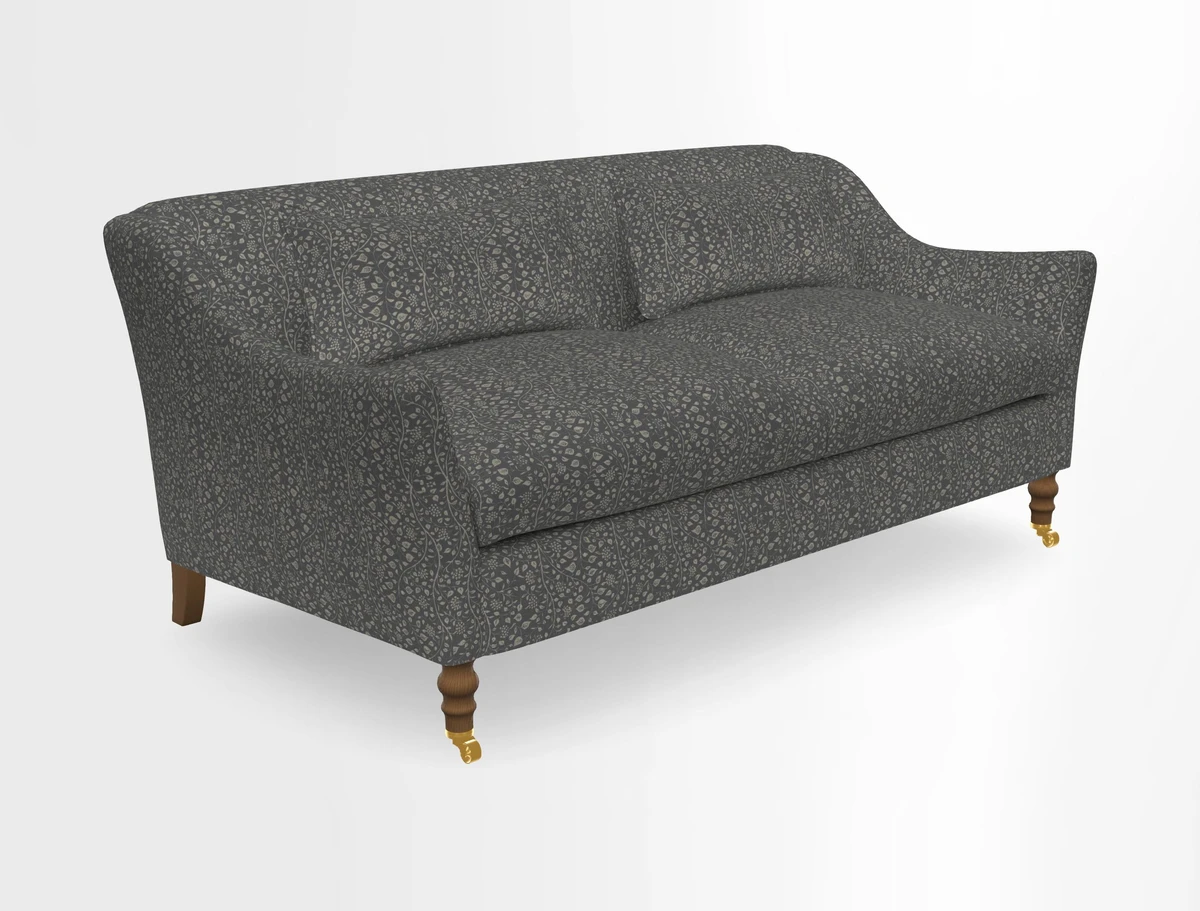 Cromer 3 Seater Sofa in RHS Botanicals Henry Moon Lions Tail Terracotta