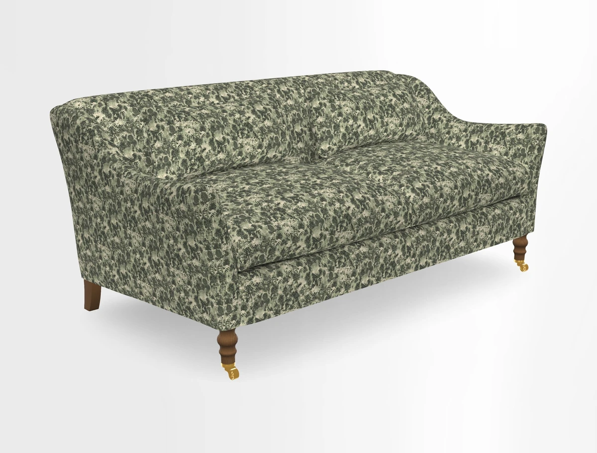 Cromer 3 Seater Sofa in RHS Botanicals Henry Moon Lions Tail Terracotta