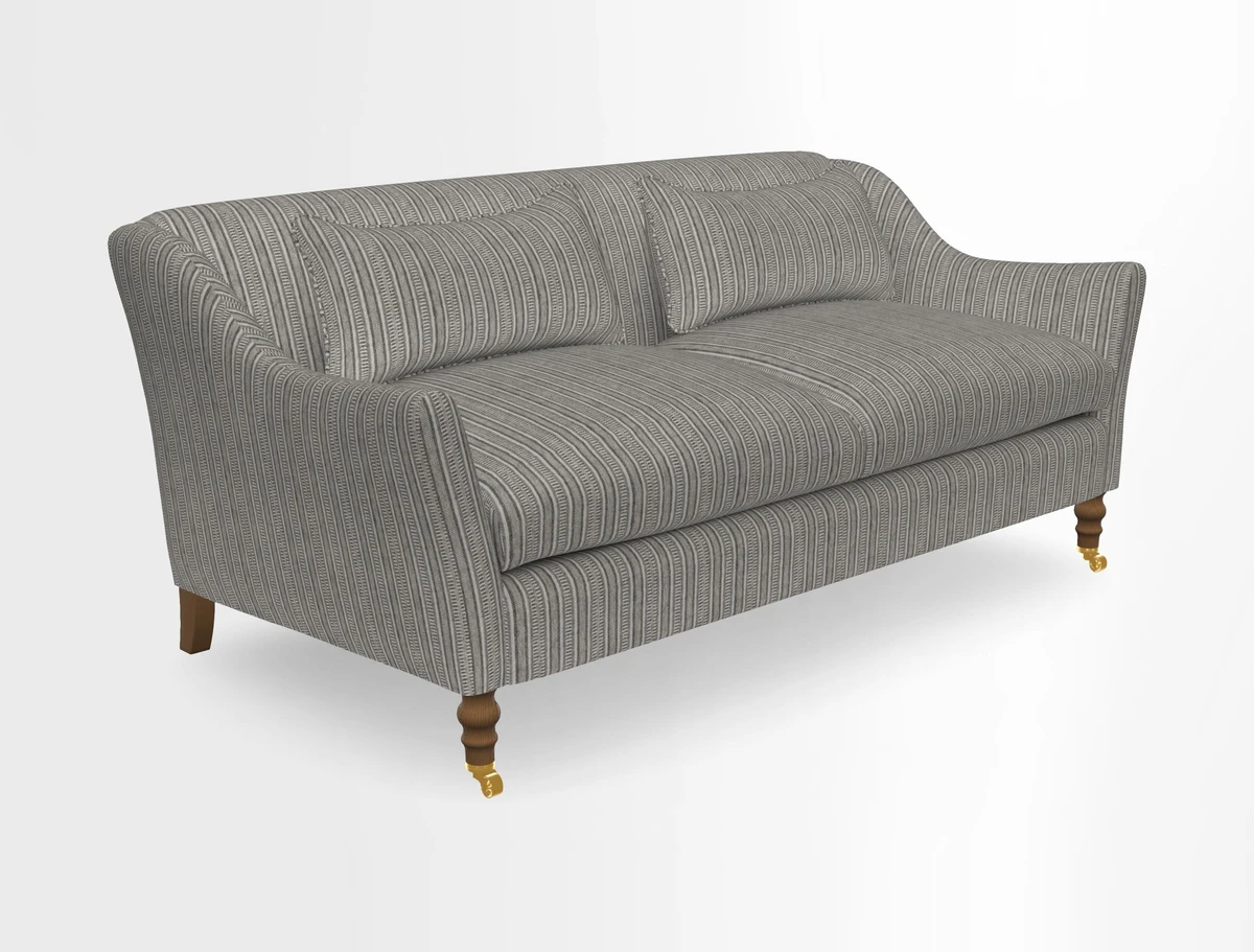 Cromer 3 Seater Sofa in RHS Botanicals Henry Moon Lions Tail Terracotta