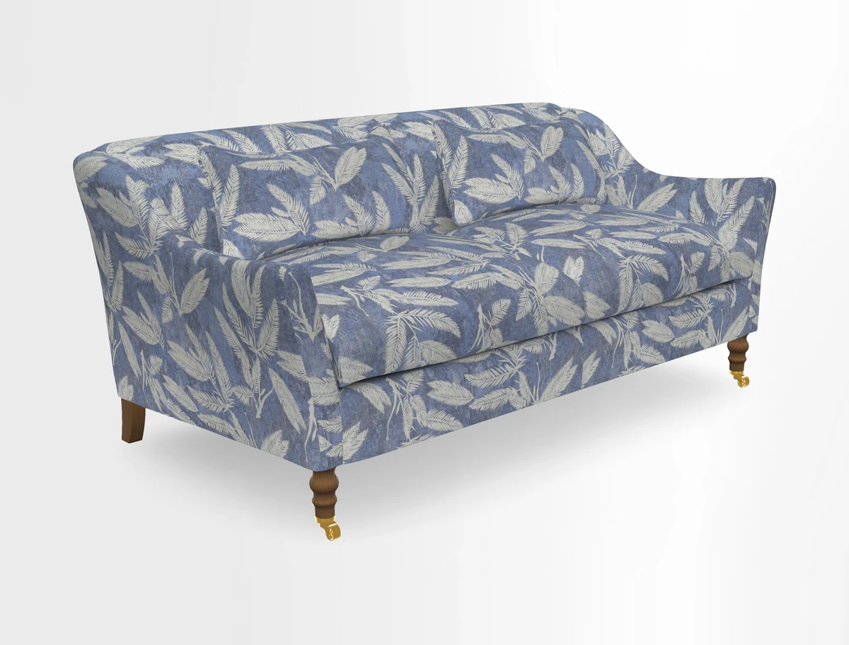 Cromer 3 Seater Sofa in RHS Botanicals Henry Moon Lions Tail Terracotta