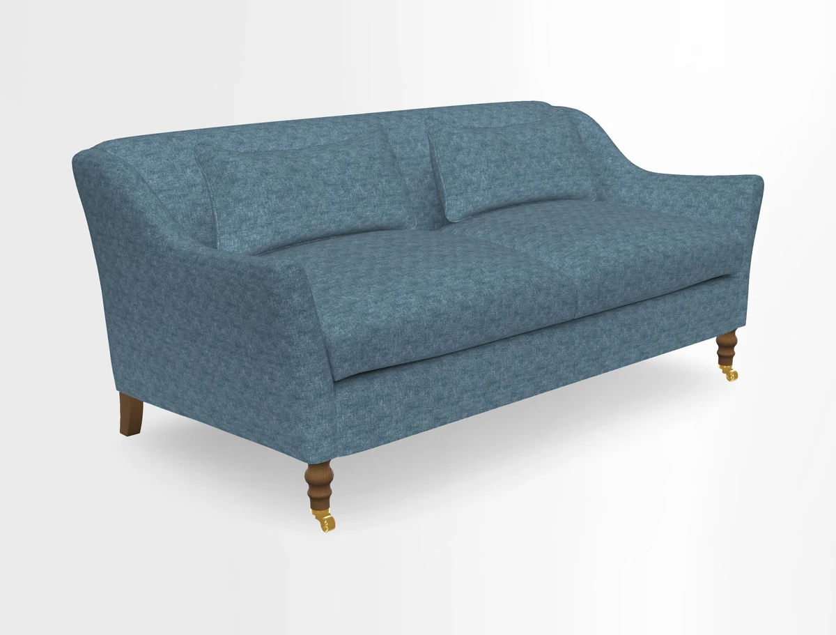 Cromer 3 Seater Sofa in RHS Botanicals Henry Moon Lions Tail Terracotta