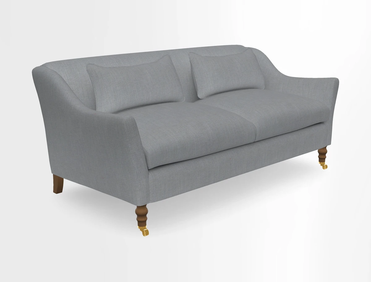 Cromer 3 Seater Sofa in RHS Botanicals Henry Moon Lions Tail Terracotta