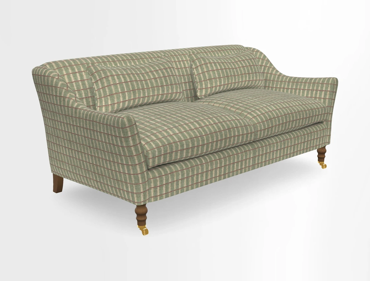 Cromer 3 Seater Sofa in RHS Botanicals Henry Moon Lions Tail Terracotta