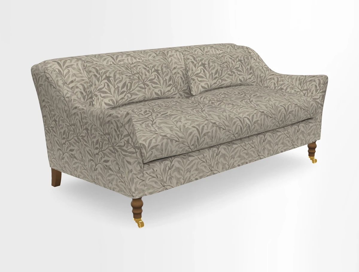 Cromer 3 Seater Sofa in RHS Botanicals Henry Moon Lions Tail Terracotta
