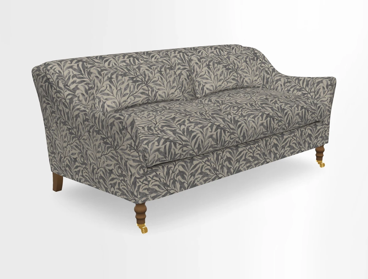 Cromer 3 Seater Sofa in RHS Botanicals Henry Moon Lions Tail Terracotta