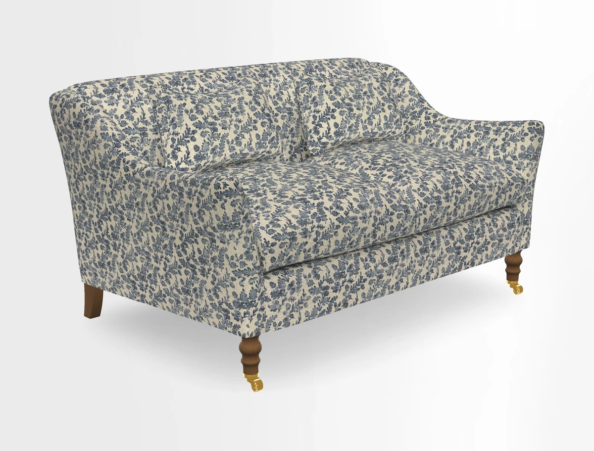 Cromer 3 Seater Sofa in RHS Botanicals Henry Moon Lions Tail Terracotta