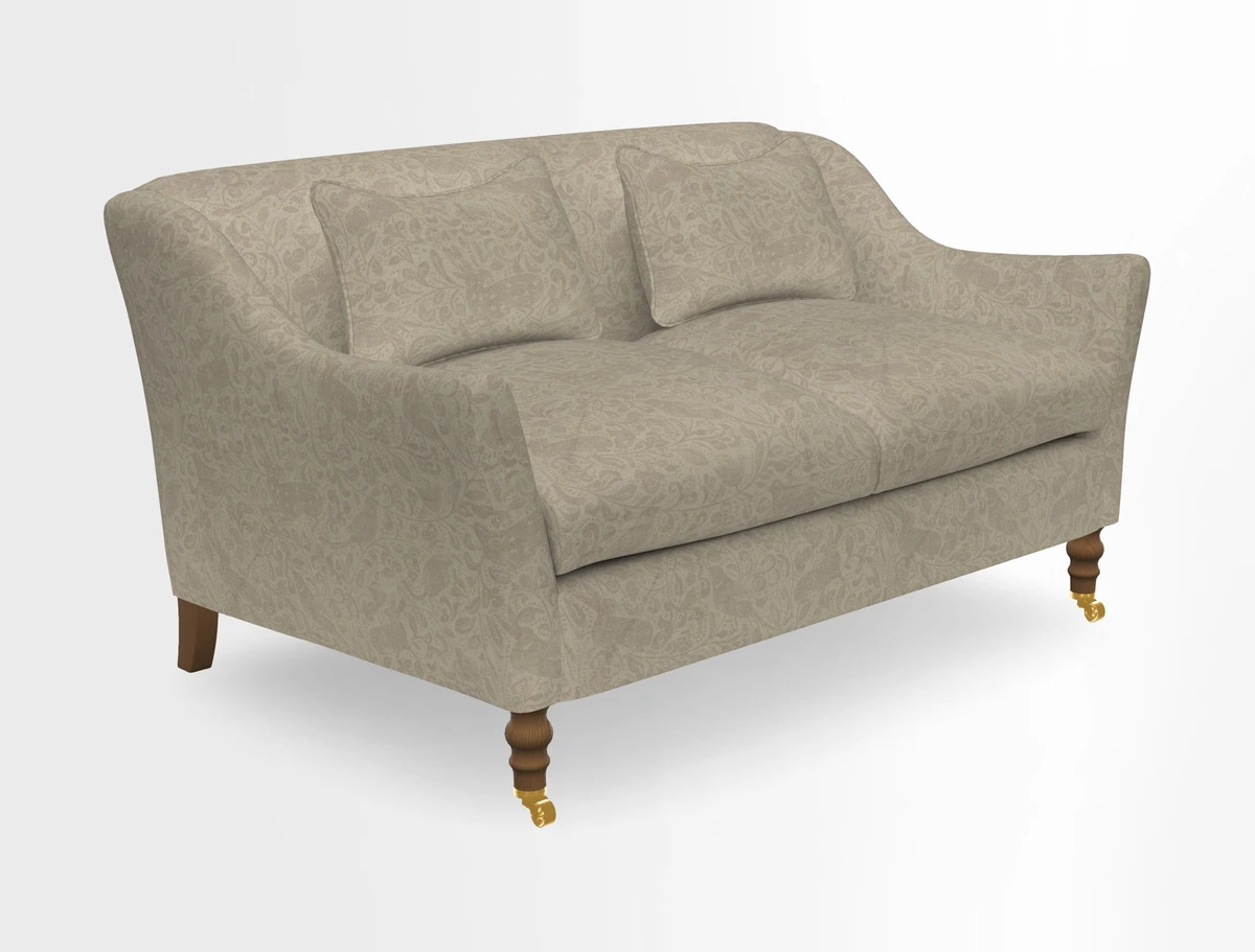 Cromer 3 Seater Sofa in RHS Botanicals Henry Moon Lions Tail Terracotta