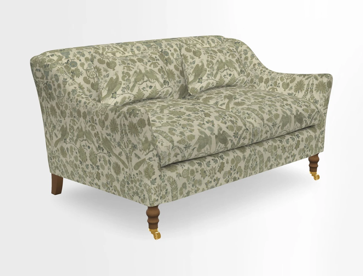 Cromer 3 Seater Sofa in RHS Botanicals Henry Moon Lions Tail Terracotta