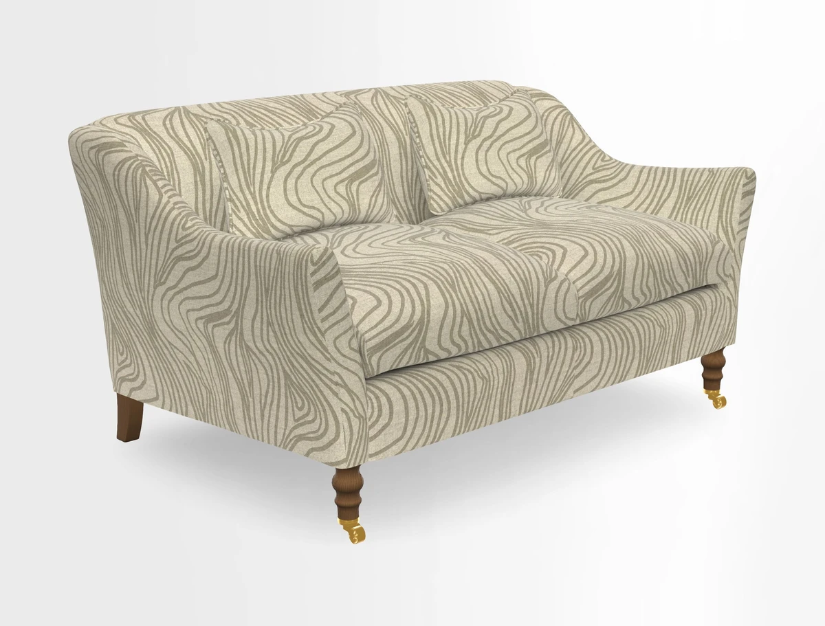 Cromer 3 Seater Sofa in RHS Botanicals Henry Moon Lions Tail Terracotta