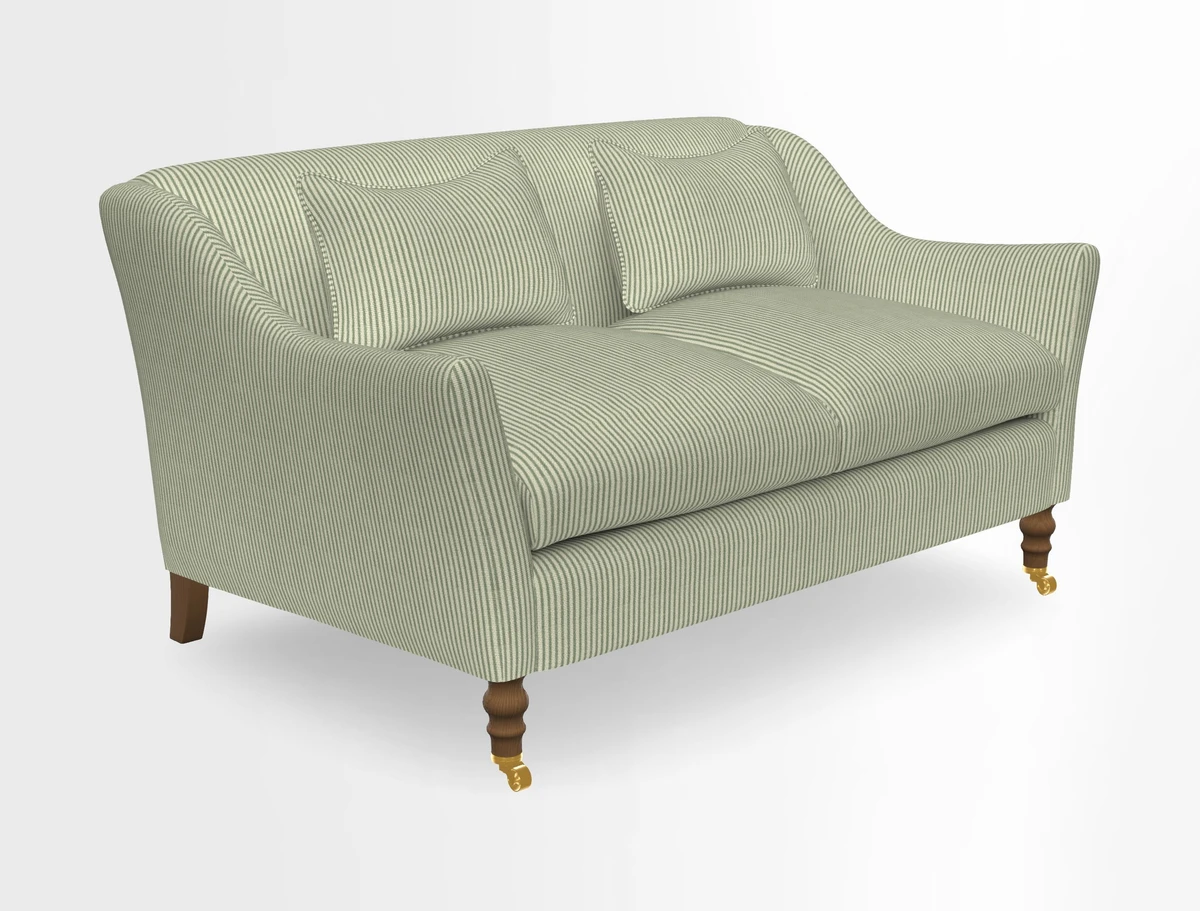 Cromer 3 Seater Sofa in RHS Botanicals Henry Moon Lions Tail Terracotta