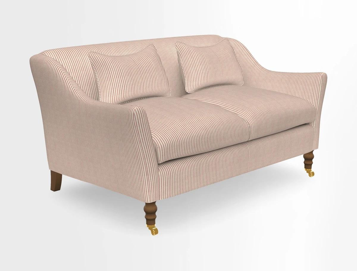 Cromer 3 Seater Sofa in RHS Botanicals Henry Moon Lions Tail Terracotta