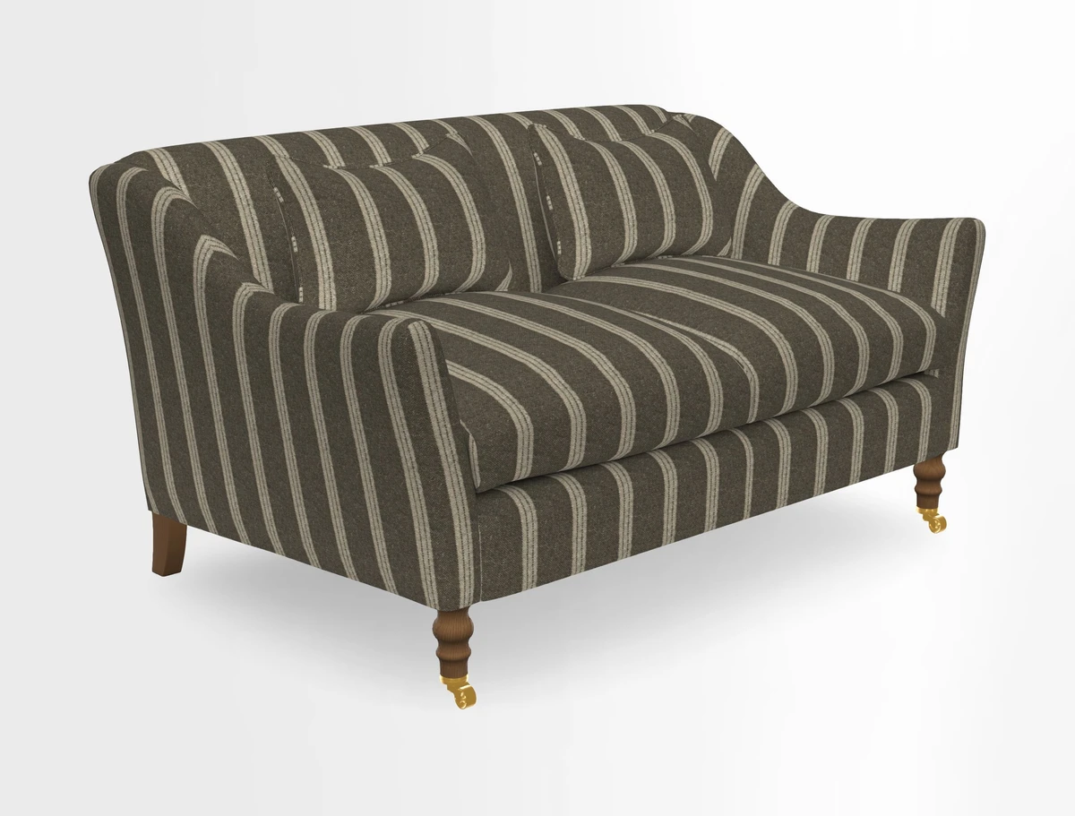 Cromer 3 Seater Sofa in RHS Botanicals Henry Moon Lions Tail Terracotta