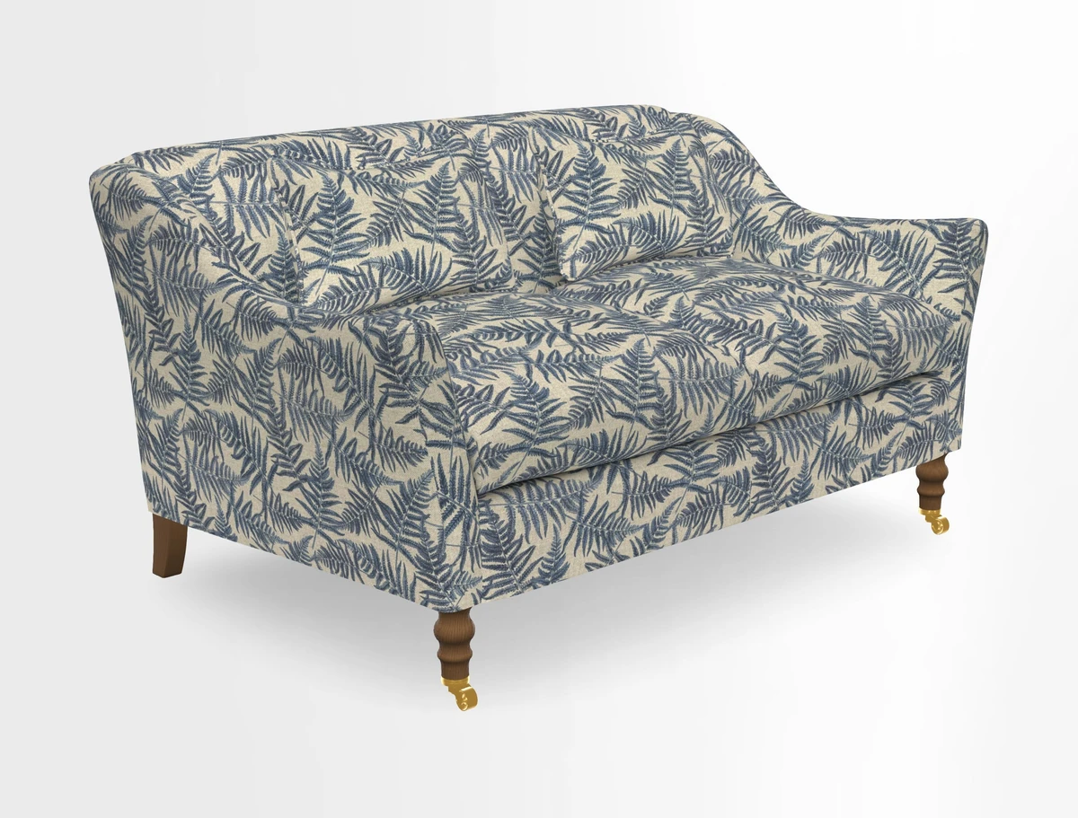 Cromer 3 Seater Sofa in RHS Botanicals Henry Moon Lions Tail Terracotta