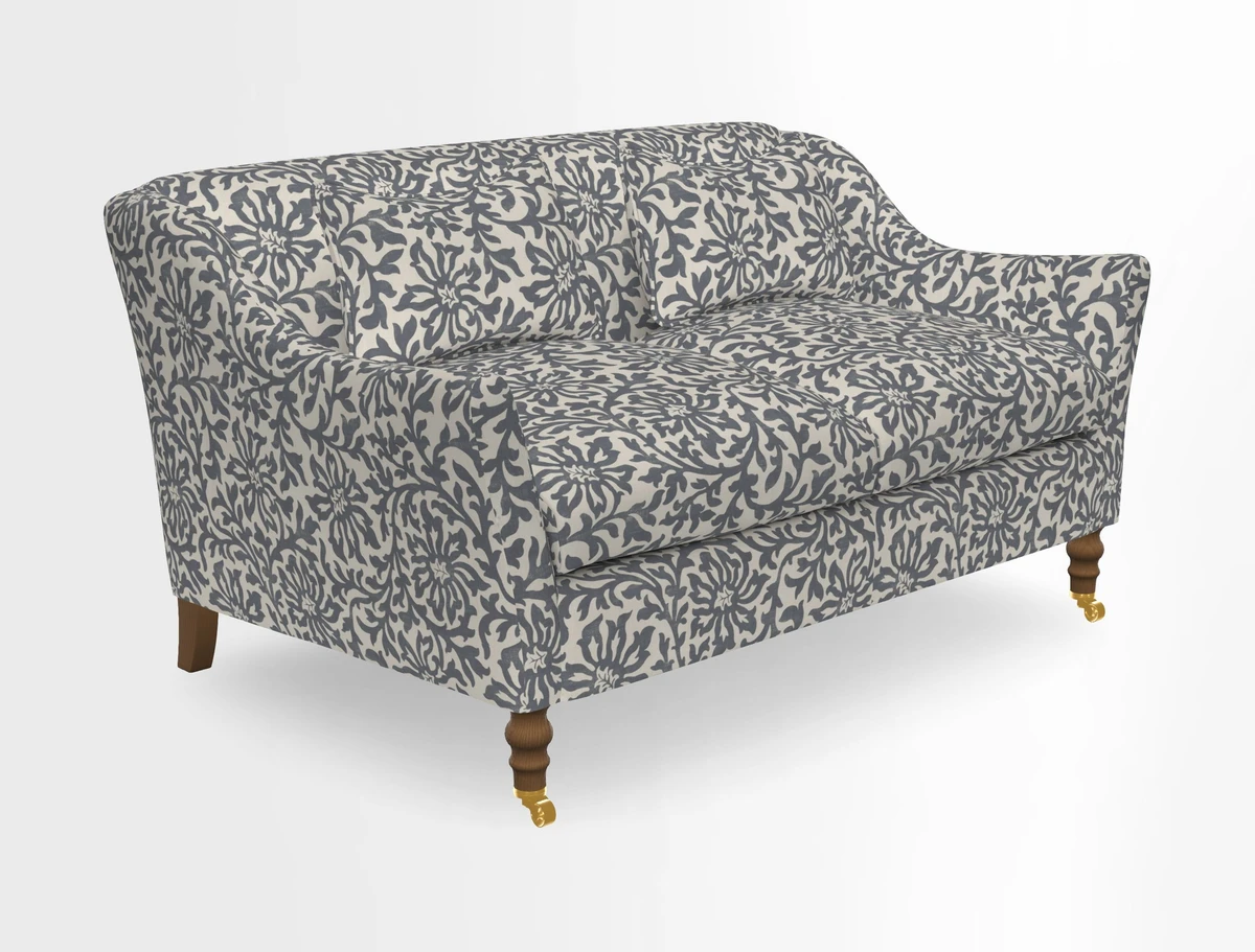 Cromer 3 Seater Sofa in RHS Botanicals Henry Moon Lions Tail Terracotta