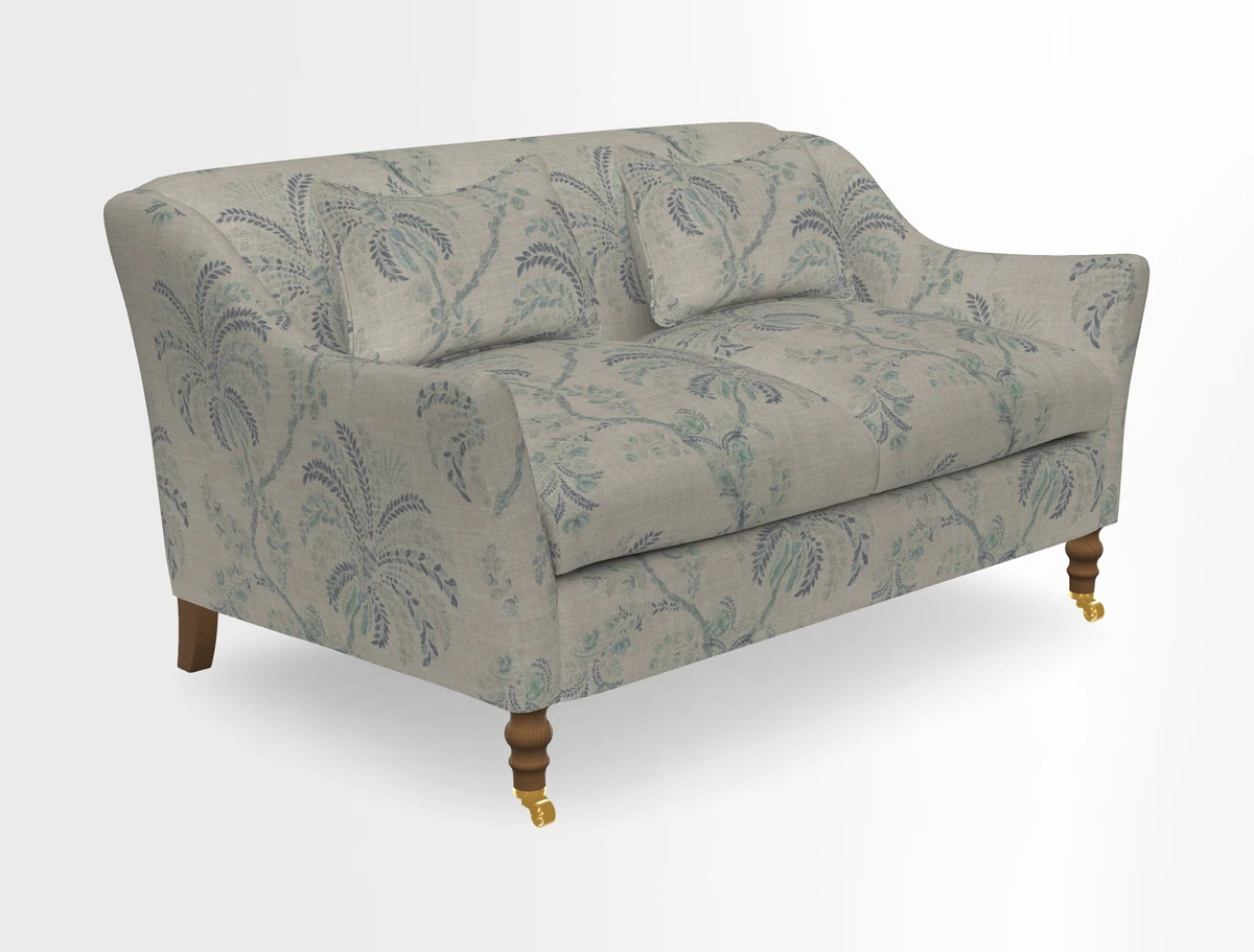 Cromer 3 Seater Sofa in RHS Botanicals Henry Moon Lions Tail Terracotta