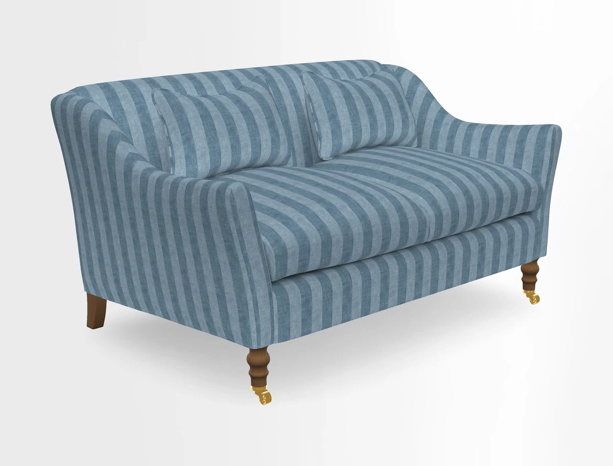 Cromer 3 Seater Sofa in RHS Botanicals Henry Moon Lions Tail Terracotta