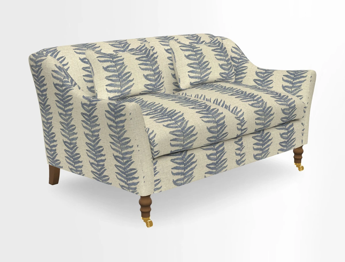 Cromer 3 Seater Sofa in RHS Botanicals Henry Moon Lions Tail Terracotta