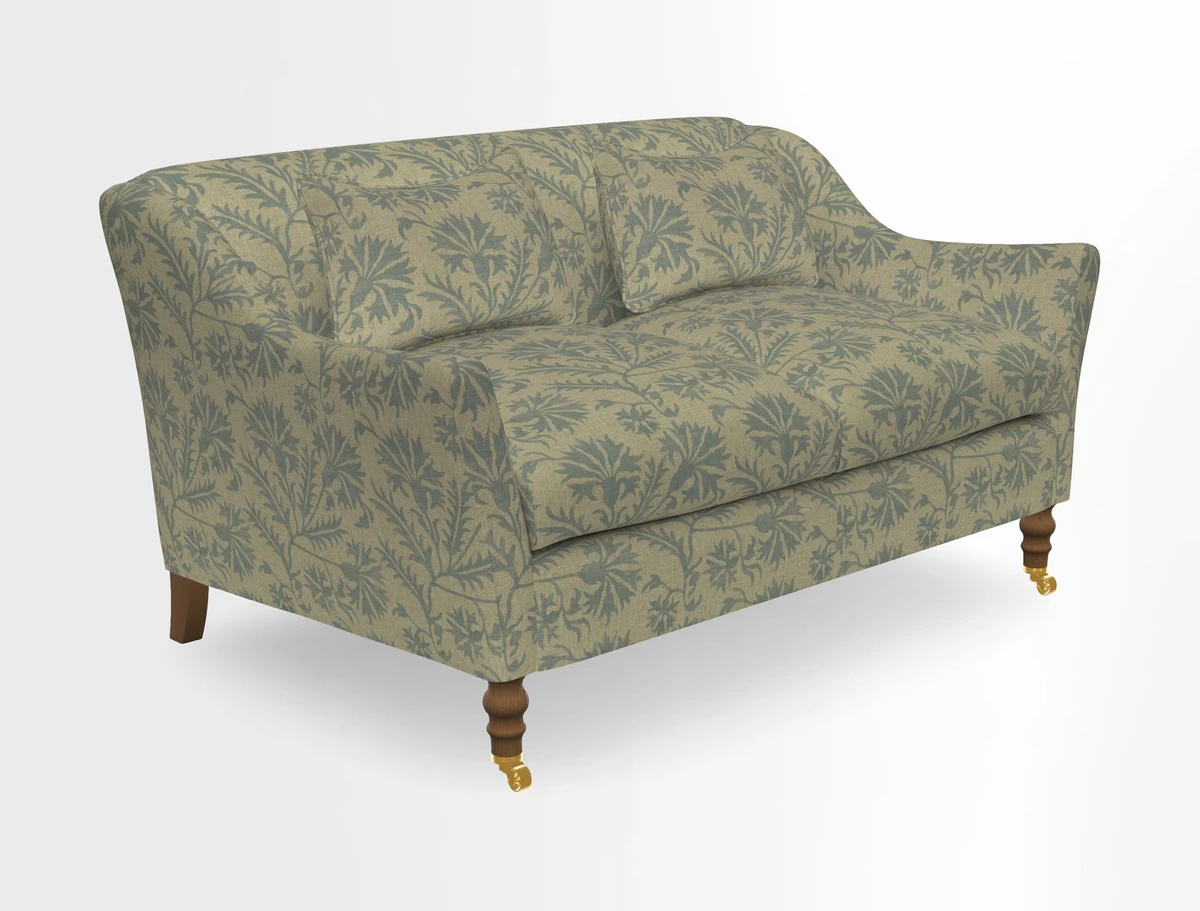 Cromer 3 Seater Sofa in RHS Botanicals Henry Moon Lions Tail Terracotta