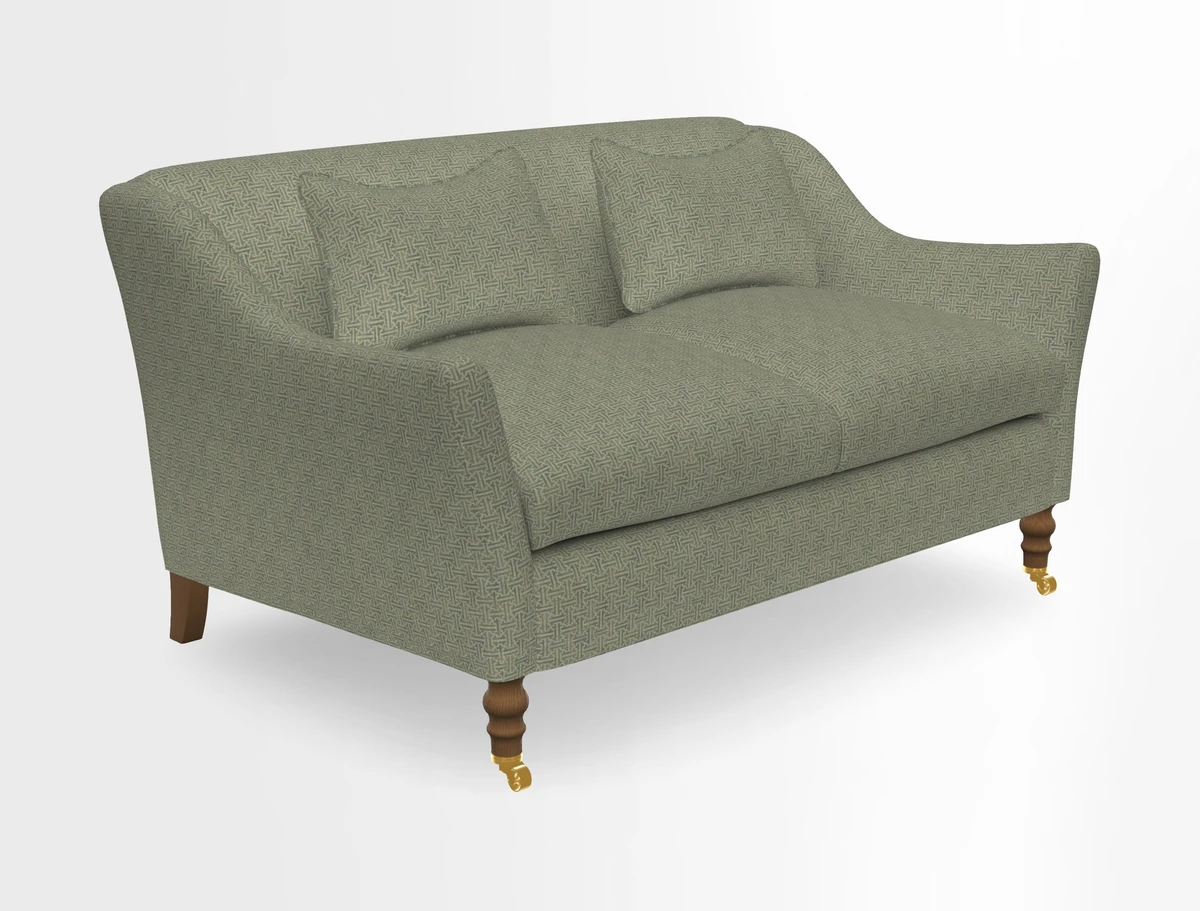Cromer 3 Seater Sofa in RHS Botanicals Henry Moon Lions Tail Terracotta