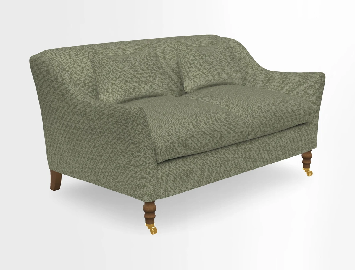Cromer 3 Seater Sofa in RHS Botanicals Henry Moon Lions Tail Terracotta