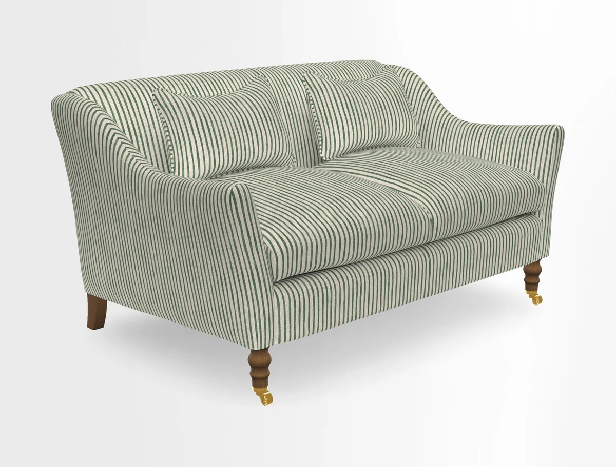 Cromer 3 Seater Sofa in RHS Botanicals Henry Moon Lions Tail Terracotta
