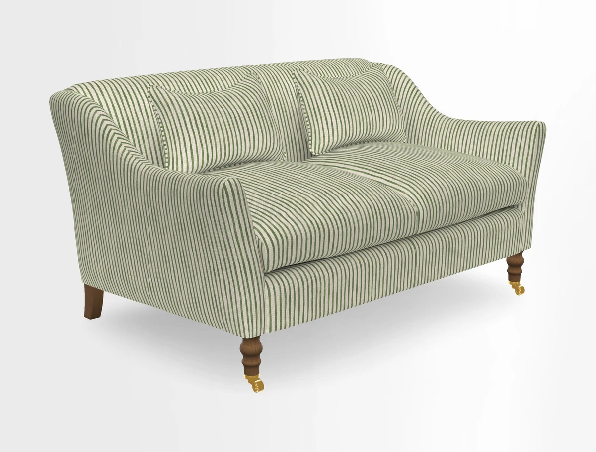 Cromer 3 Seater Sofa in RHS Botanicals Henry Moon Lions Tail Terracotta